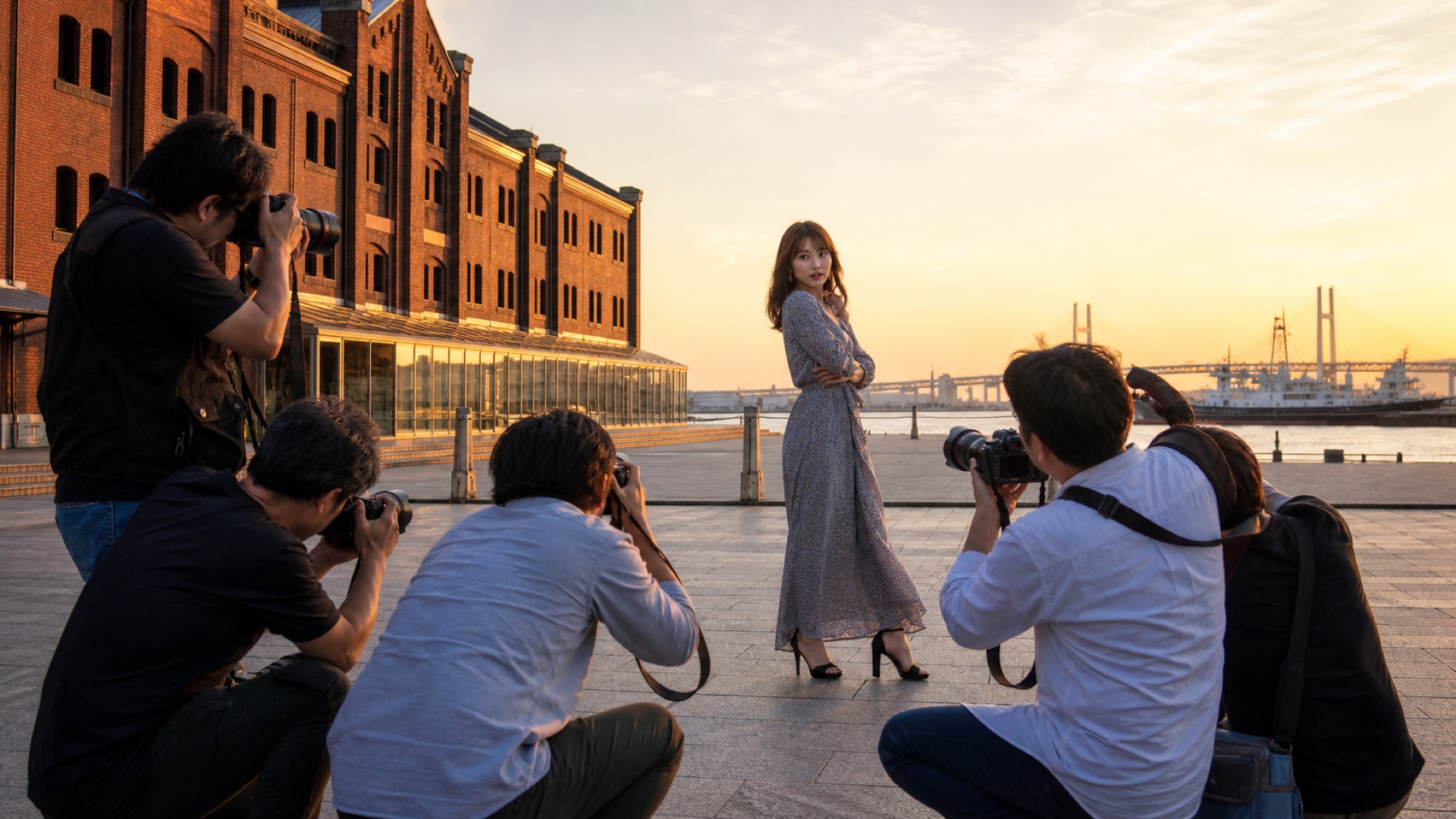 横浜みなとみらい ポートレート撮影会の写真